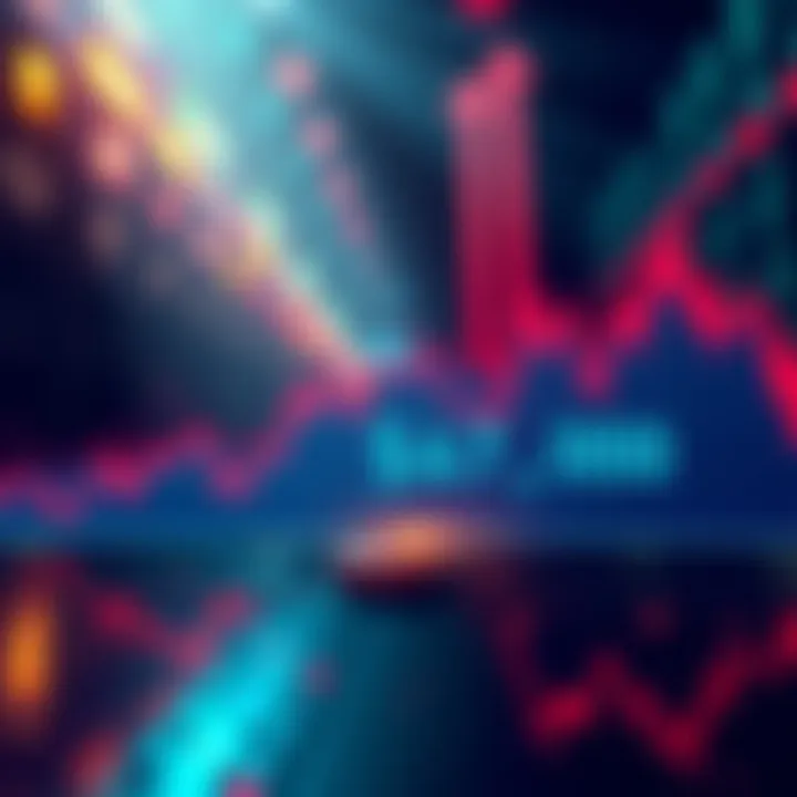 A graphic showing a downward trend in Bitcoin prices, with a highlighted level at $47,000, symbolizing potential crisis.