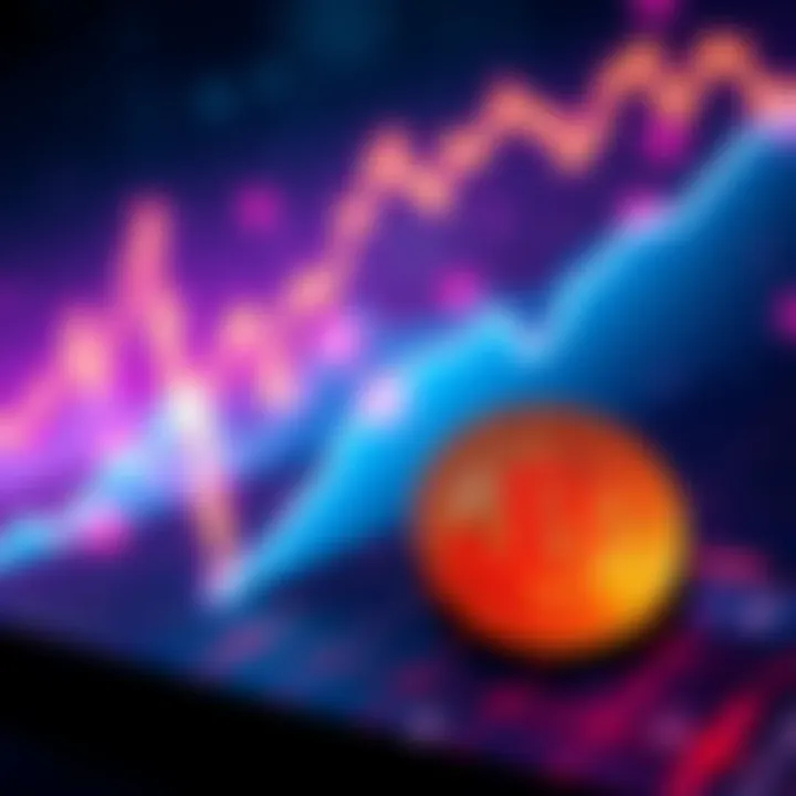Bitcoin Price Downturn A visual representation of Bitcoin's price chart showing a downward trend, symbolizing recent market fluctuations and discussions about adoption.