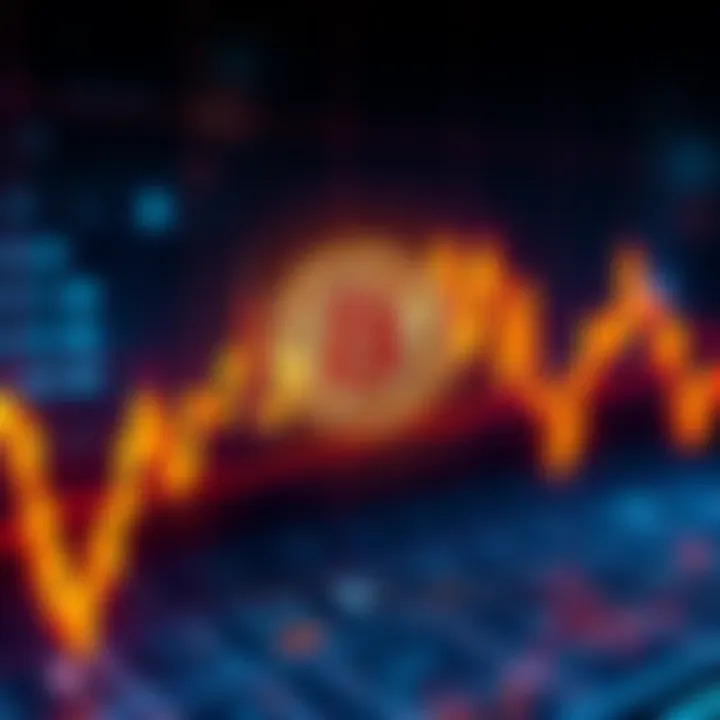 Graph showing Bitcoin's price falling below $90,000 with a downward trend line