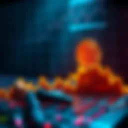 Bitcoin Price Drop A graph showing Bitcoin's price dropping to 86k with a downward trend, symbolizing market uncertainty.