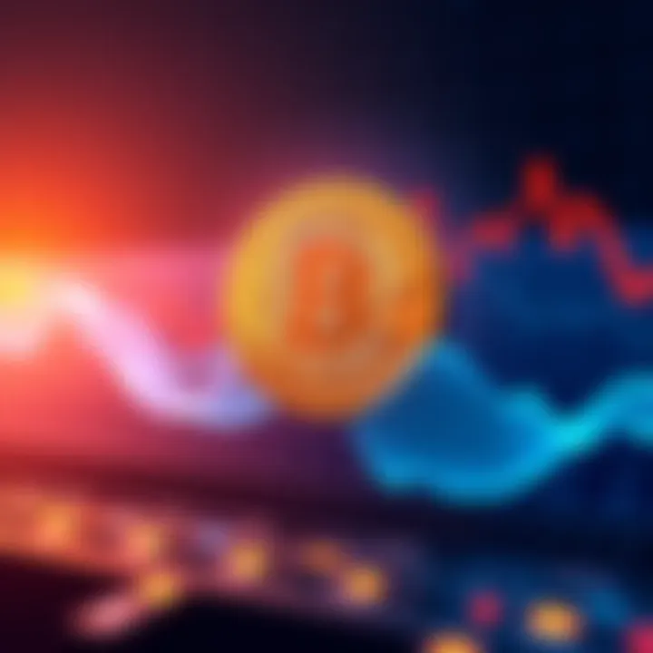 Graph showing Bitcoin's price drop of 49.7% from its peak