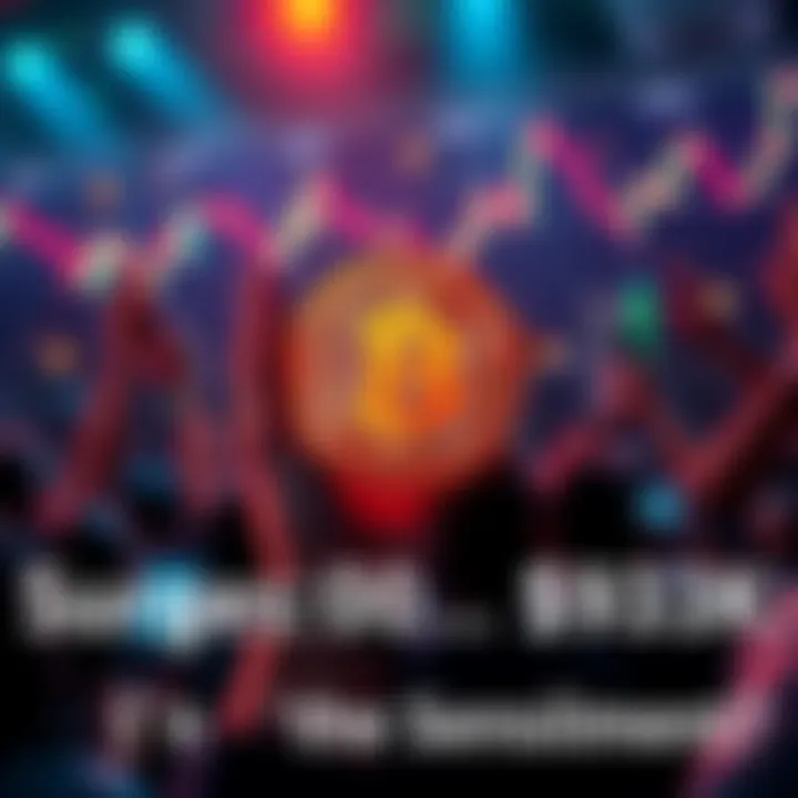 A graphic showing Bitcoin's price reaching $93,000 with excited investors in the background