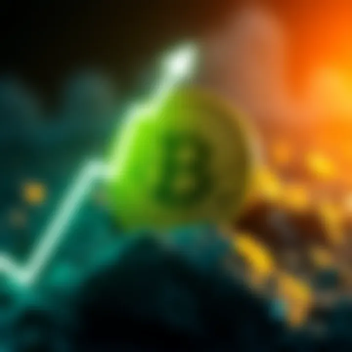 Bitcoin Surges Past $80,000 Bitcoin logo with an upward trend line indicating growth, symbolizing the recent price surge above $80,000