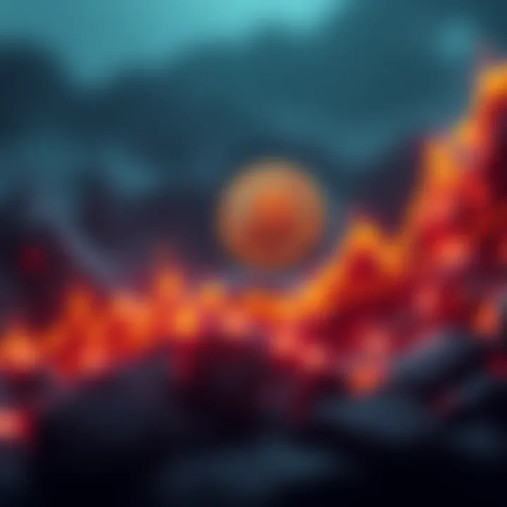 Bitcoin Price Surge Graph showing Bitcoin's price spike over $80,000, with upward trends and indicators