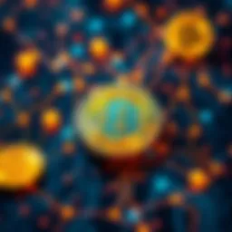 A visual representation showing Bitcoin symbols overlaid with quantum computing elements like circuit patterns and glowing lines, highlighting the connection between cryptocurrency and quantum risks.