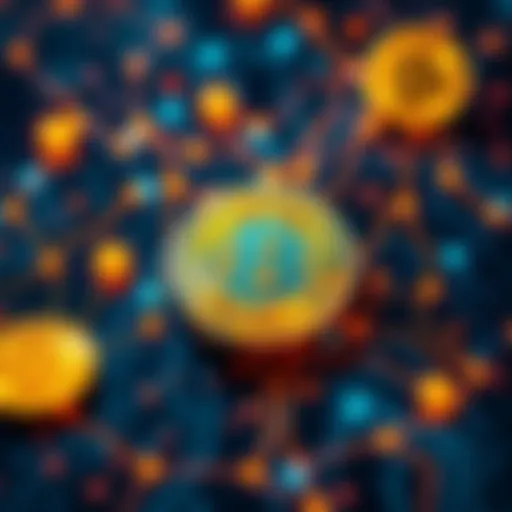 A visual representation showing Bitcoin symbols overlaid with quantum computing elements like circuit patterns and glowing lines, highlighting the connection between cryptocurrency and quantum risks.