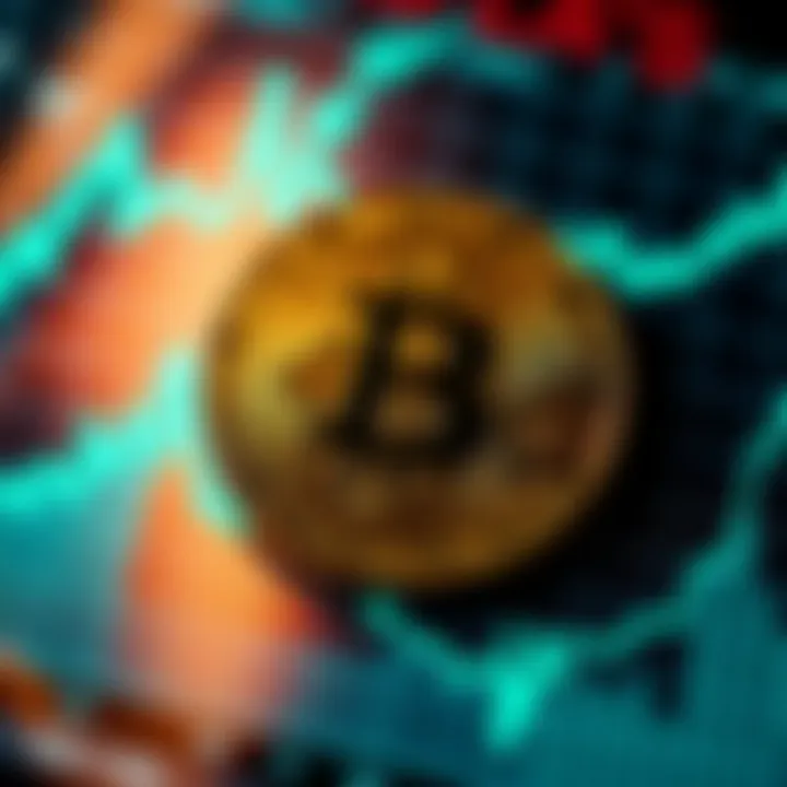 Graph showing Bitcoin's price trends during past economic recessions