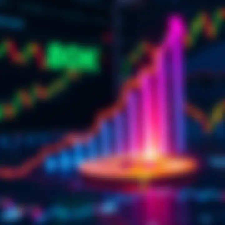 A graphic showing Bitcoin price nearing an 80K resistance level with upward momentum and trading charts in the background.