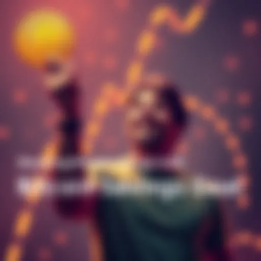 A person celebrating with a Bitcoin symbol in hand, representing financial achievement and success after disciplined saving.