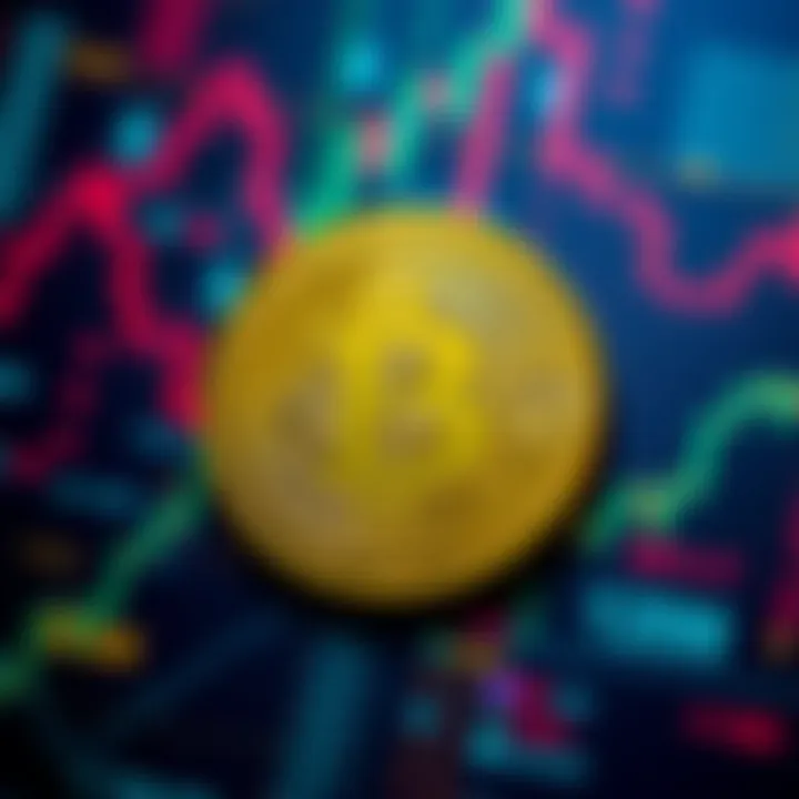 A prominent Bitcoin symbol against a backdrop of digital currency graphics, showcasing its significance in 2026.