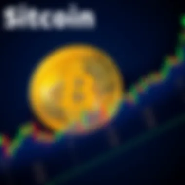 A Bitcoin price chart showing a sideways trend, indicating stagnation before potential volatility