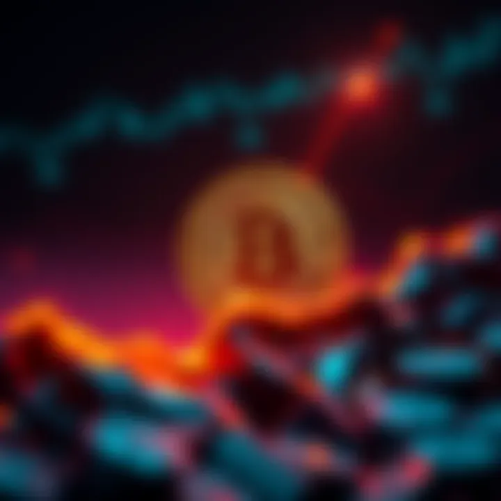 A graphic showing a steep rise in Bitcoin value, representing Strategy's $105M investment increase.