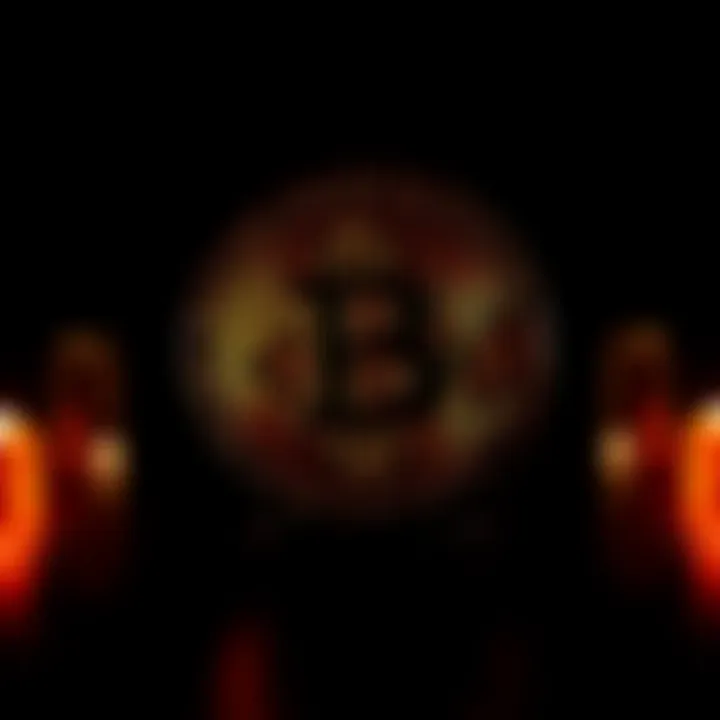 A Bitcoin symbol prominently displayed against a dark background, reflecting discussions about its misuse and the controversy surrounding it.