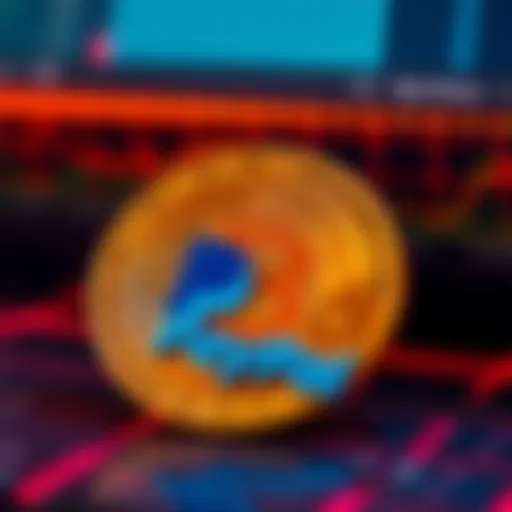 A graphic showing Bitcoin symbol with PayPal logo, representing buying and selling of cryptocurrency through PayPal.