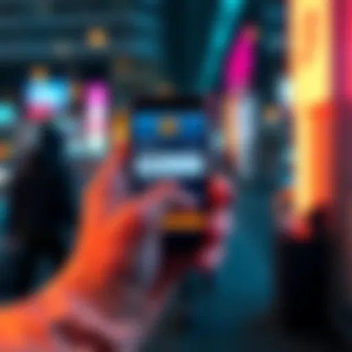 Bitcoin Transaction Confirmation A user checking their CakeWallet on a smartphone, showing a successful Bitcoin transaction from Kraken.