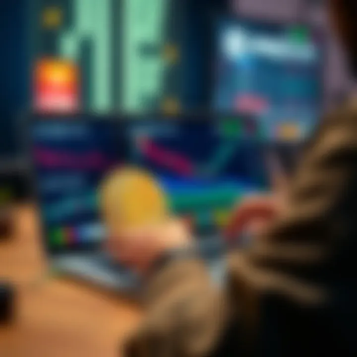 A person using a decentralized exchange on a laptop, showing Bitcoin transactions with no wrapping involved.