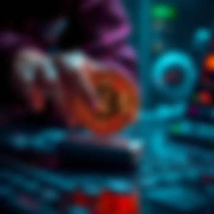 A person securely transferring Bitcoin to a cold wallet device