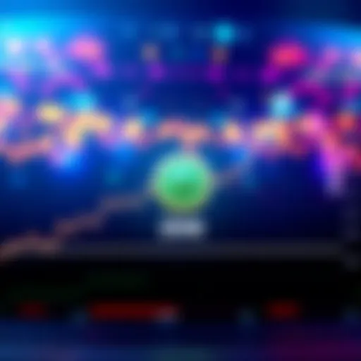 A graph showing Bitcoin's projected trends beyond 2040 with upward and downward movements