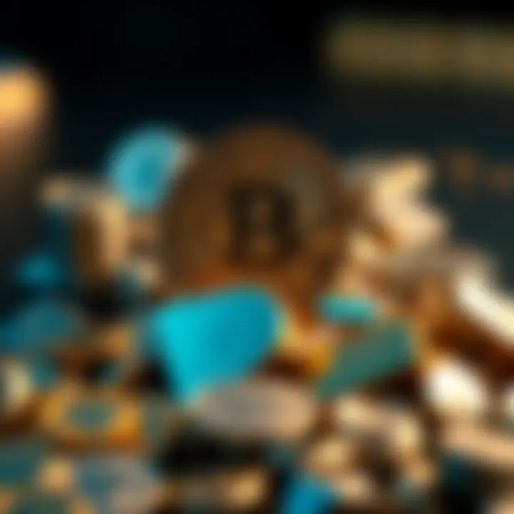 A visual comparison of Bitcoin and precious metals like gold and silver, with Bitcoin symbol rising above the metals, symbolizing growth amidst financial instability.