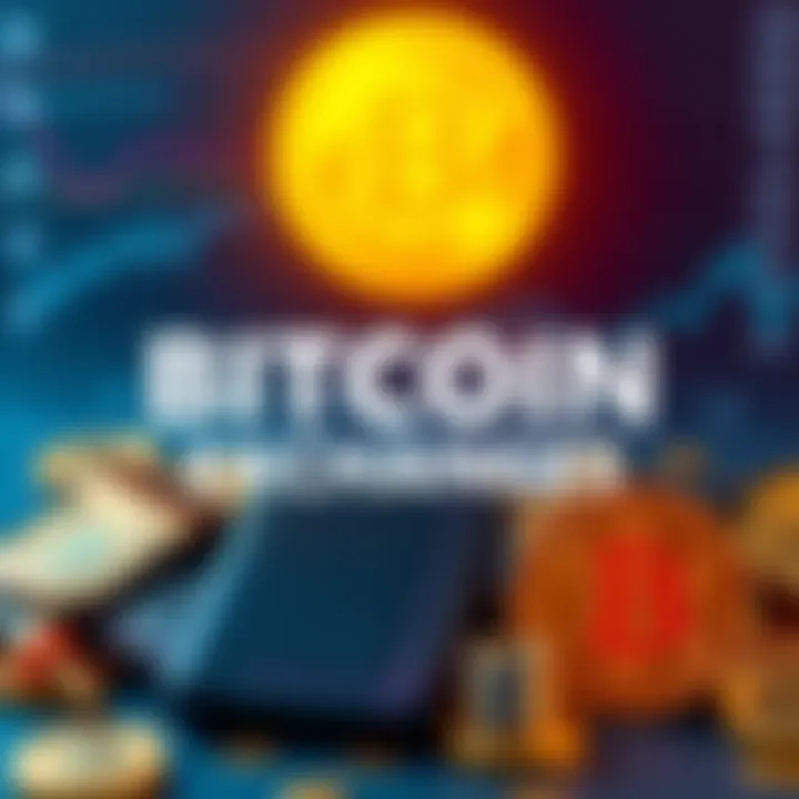 A visual comparison of Bitcoin wallets and exchanges, showing security features and accessibility options.