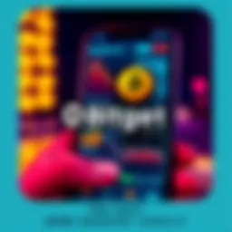 A graphic showing the Bitget logo alongside visual representations of instant trading signals and market insights on a smartphone screen.