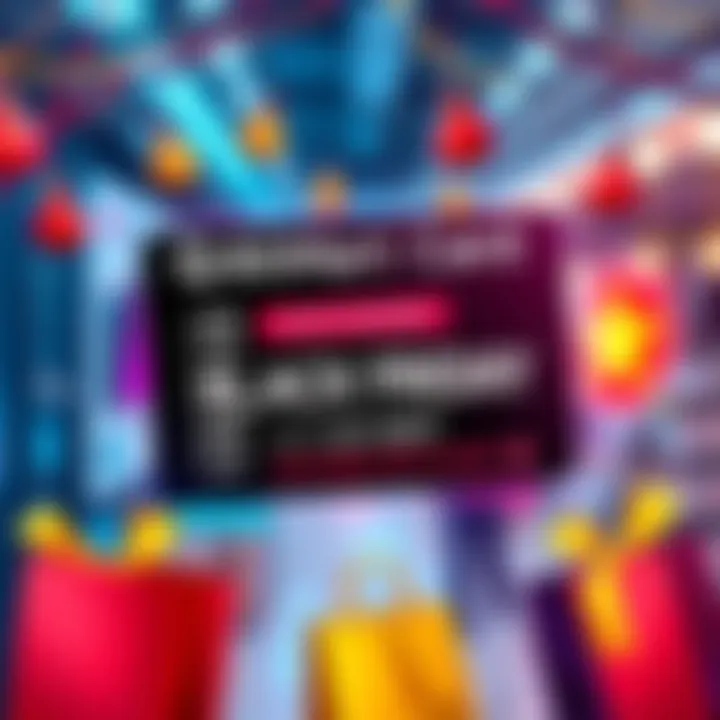 BitMart Card Black Friday Promotion A festive graphic showing the BitMart Card with double rewards, highlighting bonuses of up to 60 USDT for the Black Friday event. Colorful shopping elements are included to emphasize the shopping spree.