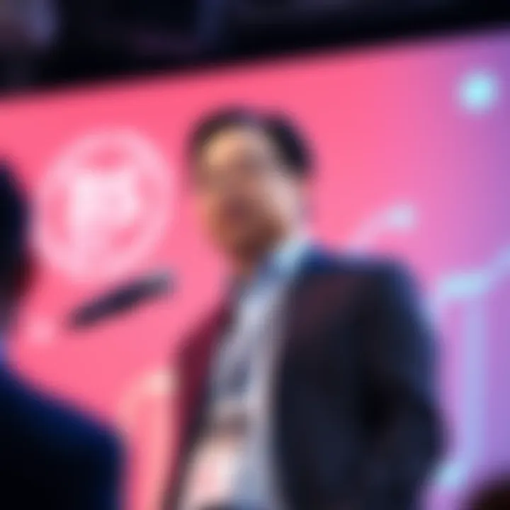 Nenter Chow, CEO of BitMart, speaks onstage at The Capital Summit in Tokyo, engaging with industry leaders about onchain fund structures.