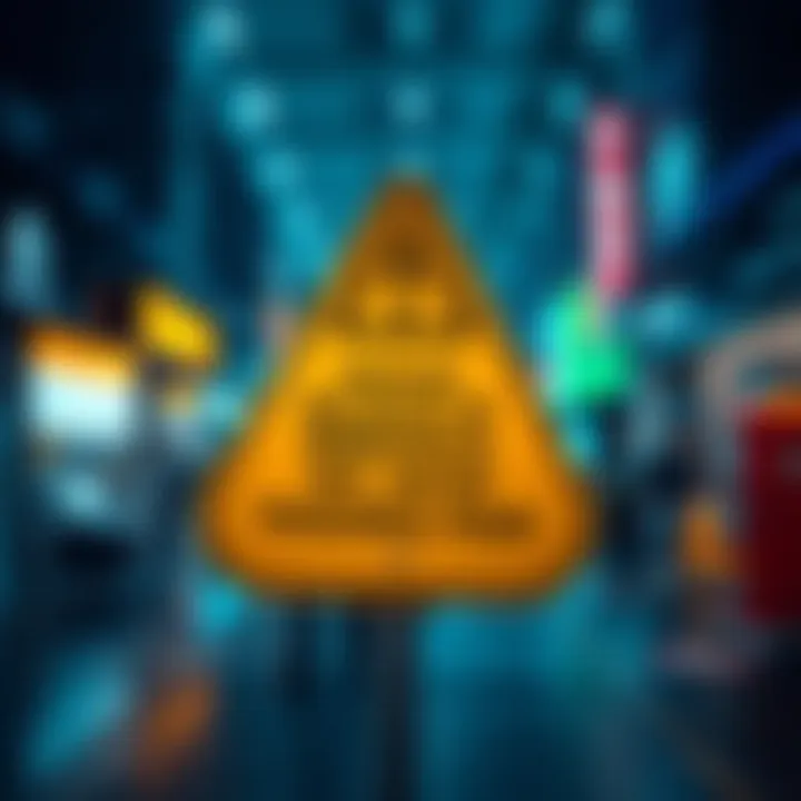 Notice showing BitMart's decision to remove BINANCEAIPRO trading pair with a warning sign, emphasizing the need for users to act quickly to avoid asset loss.