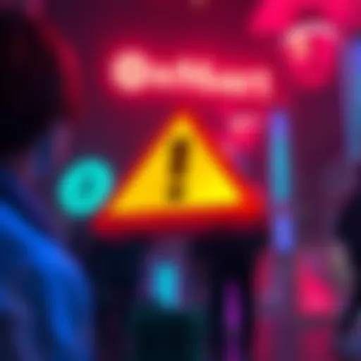 BitMart logo with a warning sign, showing the delisting of MONEROCHAN, XIUXIAN, and WARP tokens, urging users to withdraw their assets