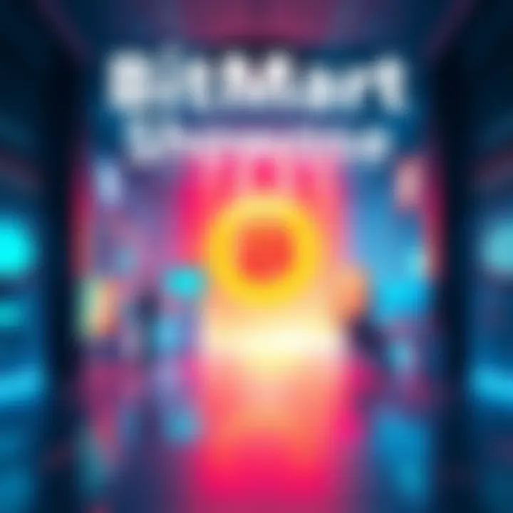 BitMart Features Showcase A visual representation of BitMart's new features, highlighting user-friendly tools and ChatGPT interaction with the crypto community.