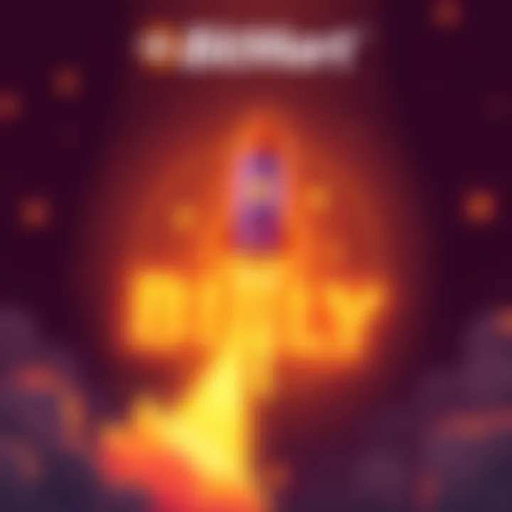 Announcement of BitMart listing for Shibetoshi Nakamoto (BILLY) with a graphic of a rocket and dollar signs