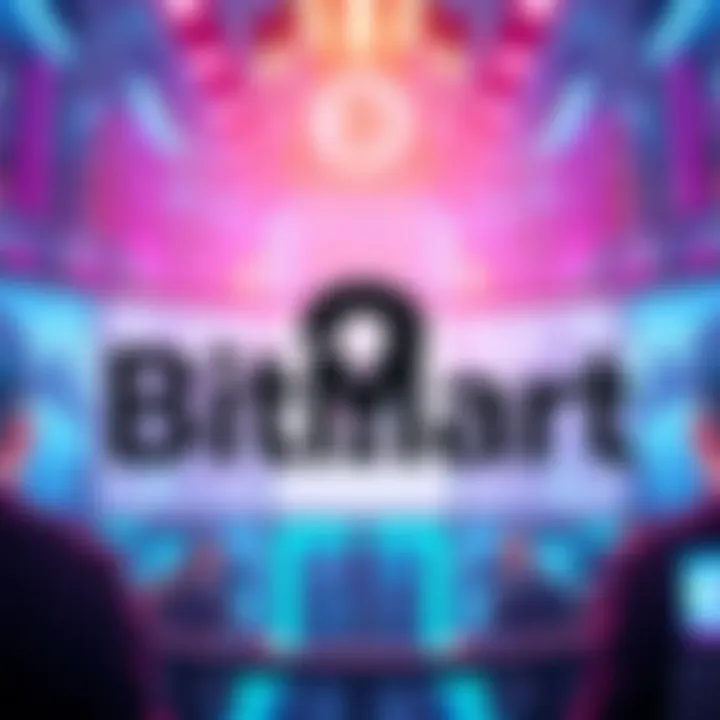 A graphic showing a question mark over the BitMart logo, hinting at an upcoming ambassador reveal.