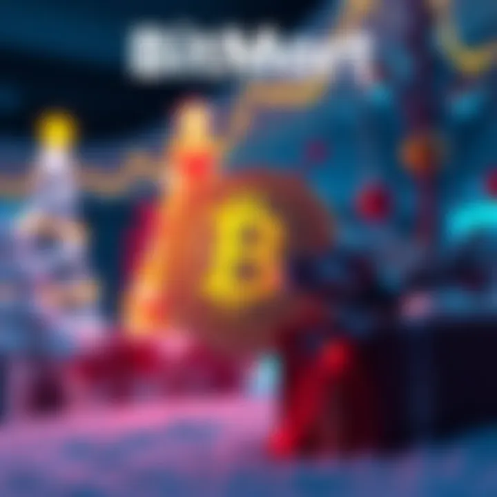 Graphic representing BitMart's listing of Powerspark (POSK) with a festive background.