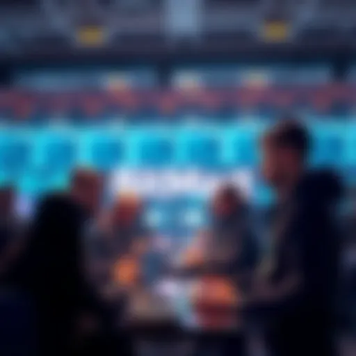 Members of the BitMart team engaging with developers at the Crypto Quant Hackathon in Europe