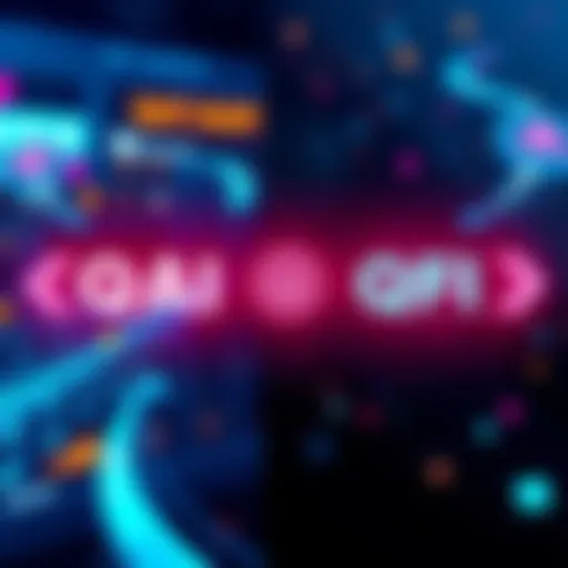 Graphic showing the transition from QAI to QFI tokens with a visual of token icons and arrows indicating the swap process