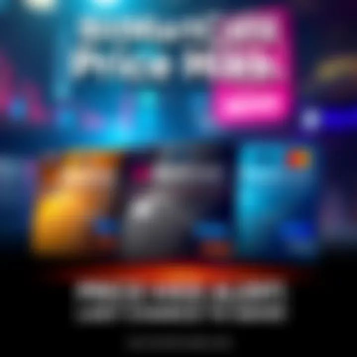 Visual representation of BitMartCard options with prices before the increase, highlighting Metal, Plastic, and Prepaid cards