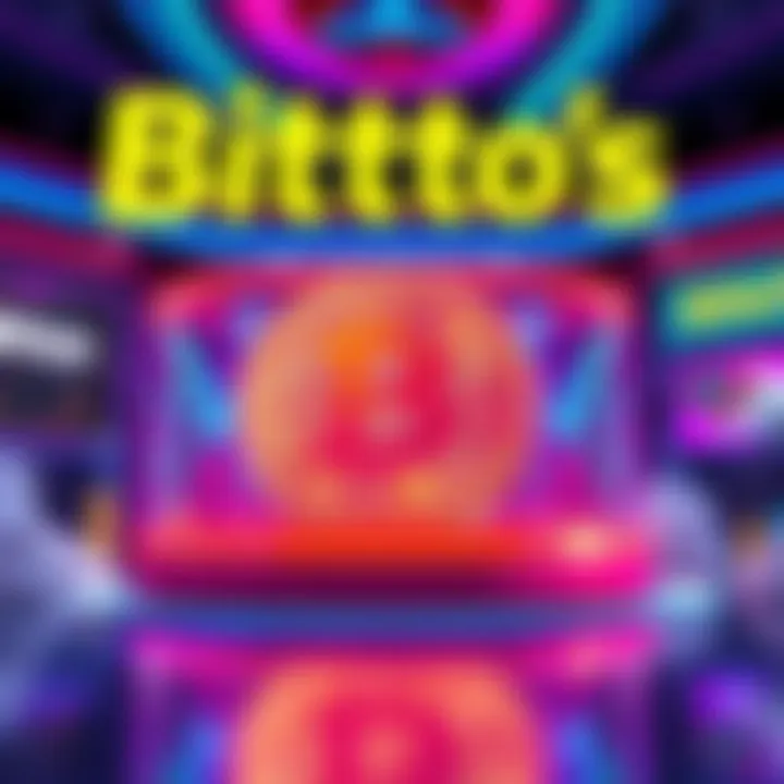 A vibrant display of Bitto showcasing its aesthetic features with colorful highlights and modern design elements.