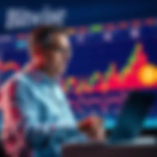 A Bitwise analyst reviews Bitcoin market trends with a chart in the background, highlighting investor sentiment.