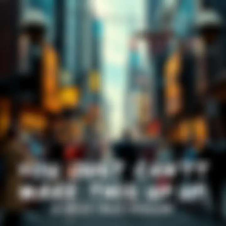 Bizarre events captured in a busy city A chaotic scene in a city street with surprised onlookers reacting to an unbelievable event
