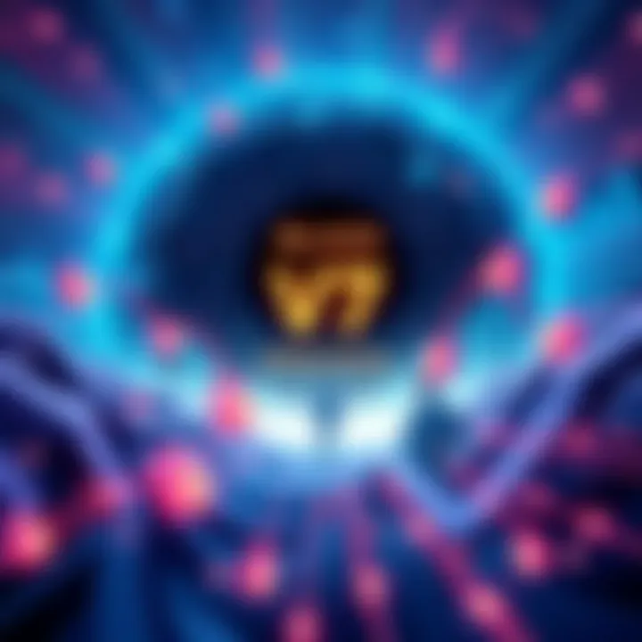 Black Hole Protocol V7 Launch Illustration showing Black Hole Protocol launching its V7 version, emphasizing private financial transactions and AI privacy with graphics that represent security and encryption.