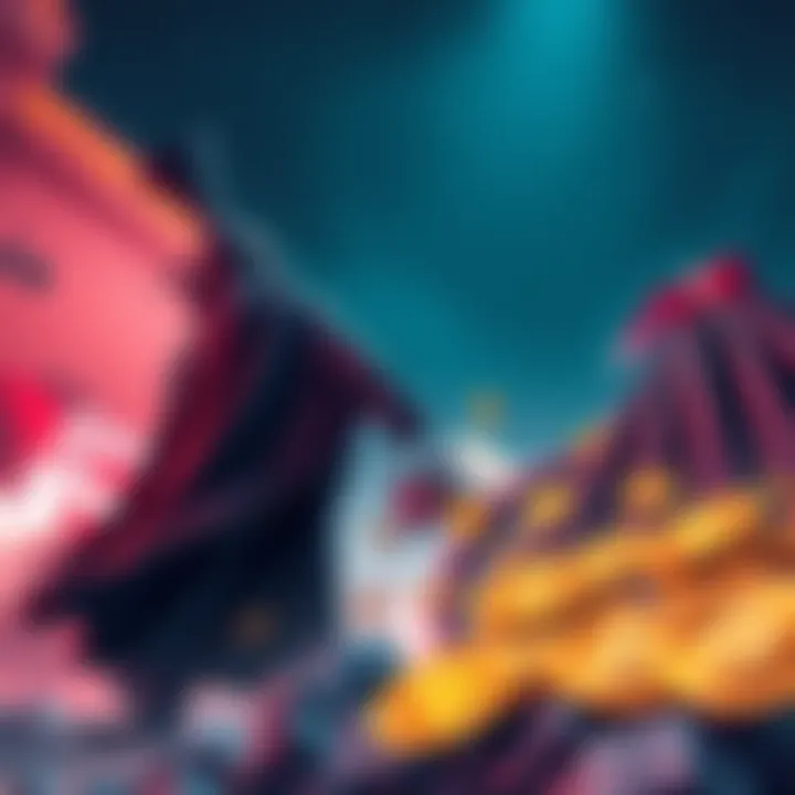 A graphic showing a large figure representing BlackRock with cryptocurrencies being sold or dropped, symbolizing the $1 billion divestment.