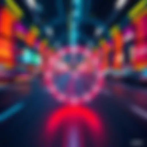 A visual representation of a blockchain speed test showing sub-second transaction confirmation times with digital graphics.