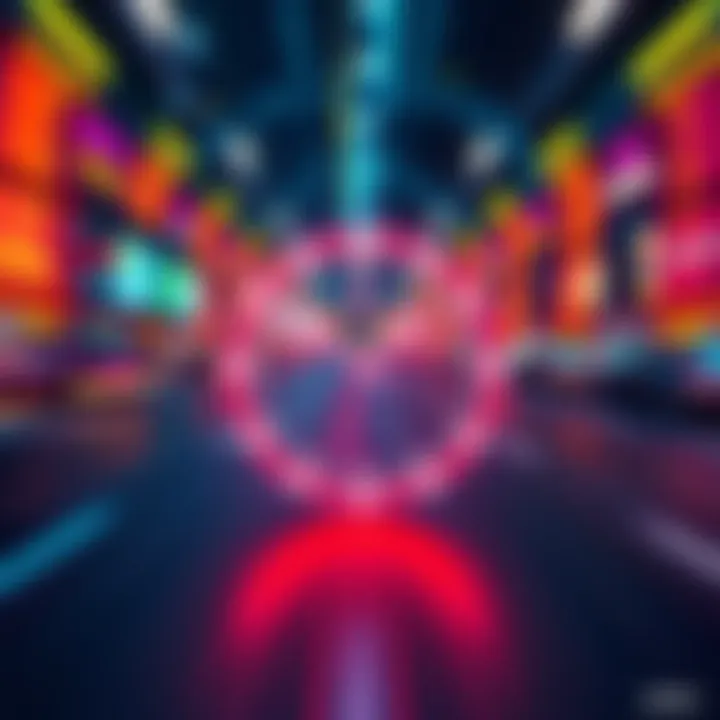 A visual representation of a blockchain speed test showing sub-second transaction confirmation times with digital graphics.