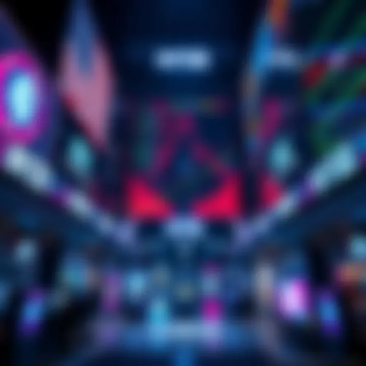 Visual representation of blockchain technology transforming stock trading with digital tokens and fast transactions at the NYSE.