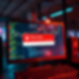 A computer screen displaying an error message while trying to swap USDC for Monero, indicating blocked transaction due to AML checks.