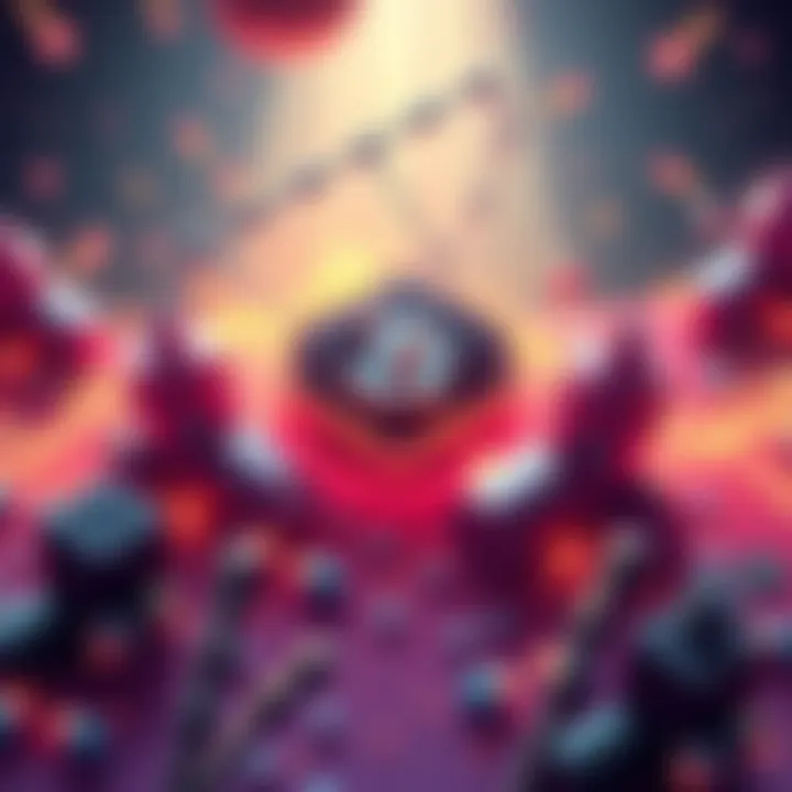 A digital illustration representing the BNB Chain and its upcoming Fermi Hard Fork, showcasing blockchain elements and security features.