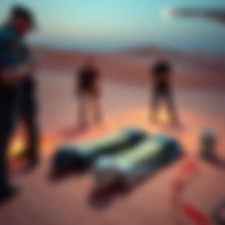 Authorities examining the scene where the bodies of a Russian couple were discovered in the UAE desert, linked to a cryptocurrency scam.