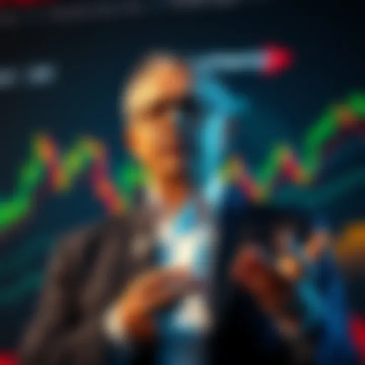 Bank of America CEO with Stablecoin Graphics Bank of America CEO expressing concern about stablecoin yields affecting bank deposits, with financial graphics in the background.