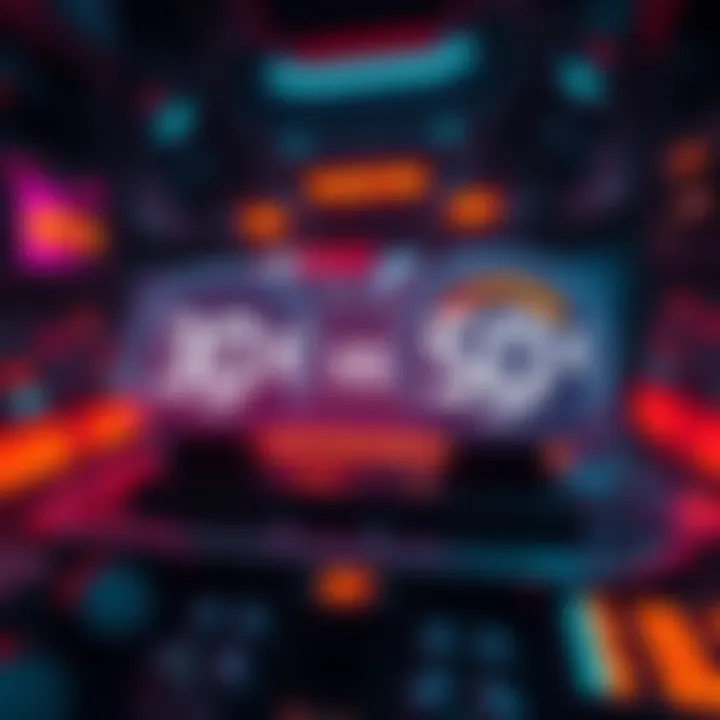 Visual representation of boost calculations showing a switch from 30X to 50X boost in gaming mechanics with progress indicators