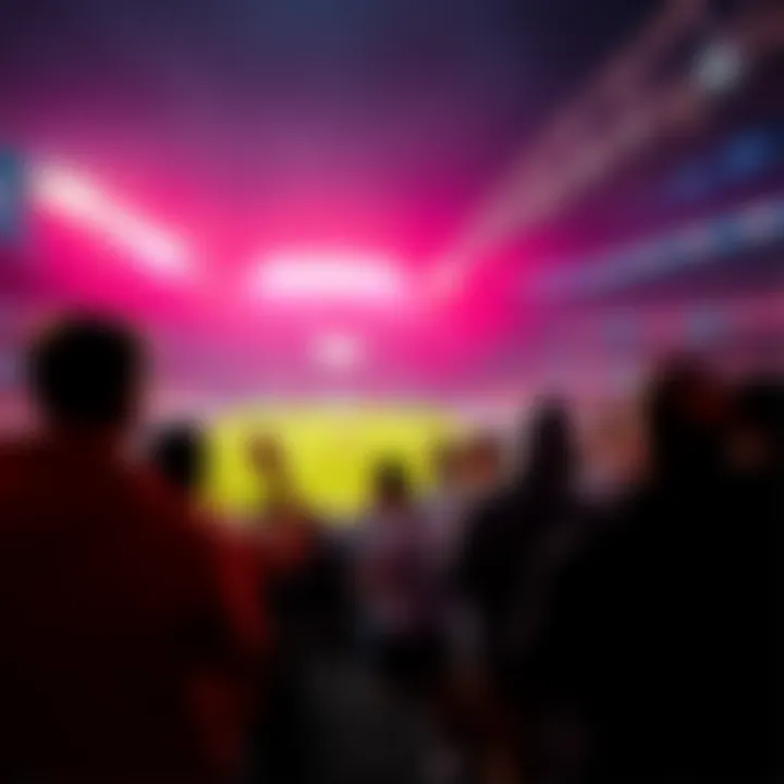 Fans watching live predictions for Brighton vs Arsenal match with excitement in the air